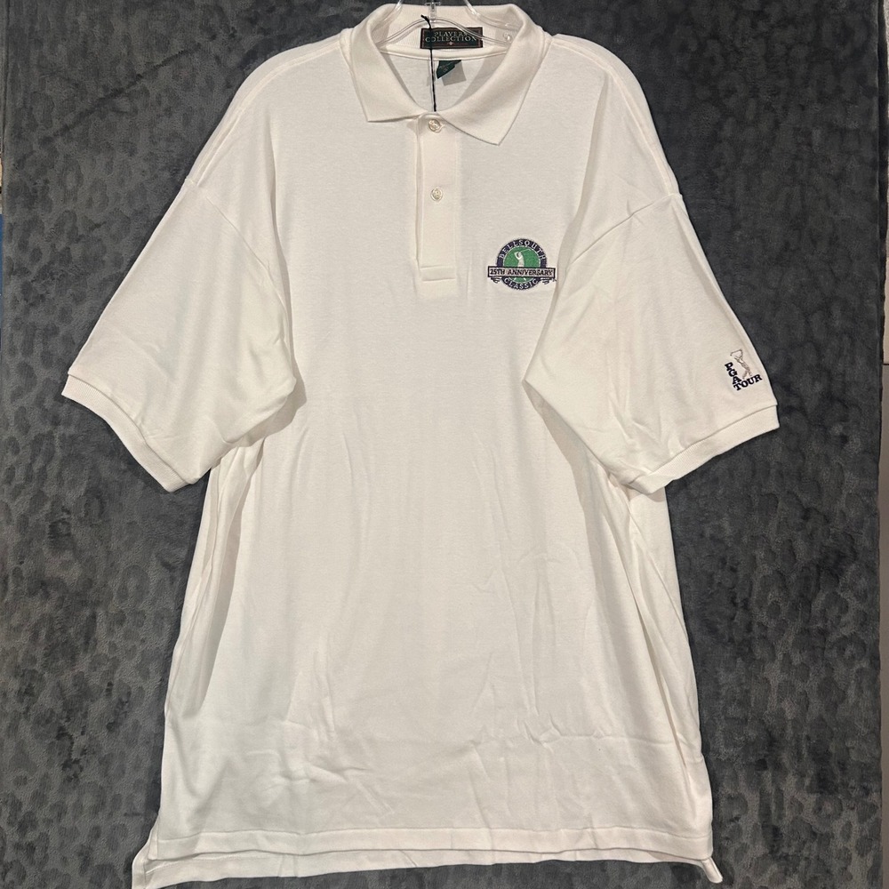 Vintage Players Collection BellSouth Classic PGA Tour Golf Polo Shirt White XL